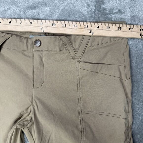 Athleta Cargo Pants Women’s 10P Khaki Nylon Mariposa Workout Sport Hiking Casual - Picture 7 of 10